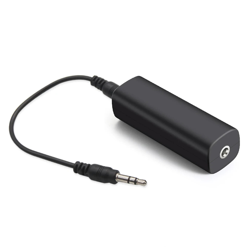 Linha de alto-falante 3.5mm aux filtro de ruído de áudio isolador de ruído de loop de aterramento elimina para sistema de áudio estéreo de carro estéreo doméstico