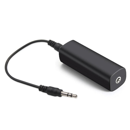 Linha de alto-falante 3.5mm aux filtro de ruído de áudio isolador de ruído de loop de aterramento elimina para sistema de áudio estéreo de carro estéreo doméstico