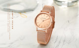 HANNAH MARTIN Women Watch Nordic Minimalist Japan Quartz Movement 3Bar Waterproof Women 36mm Full Rose Gold Dropshipping Watches