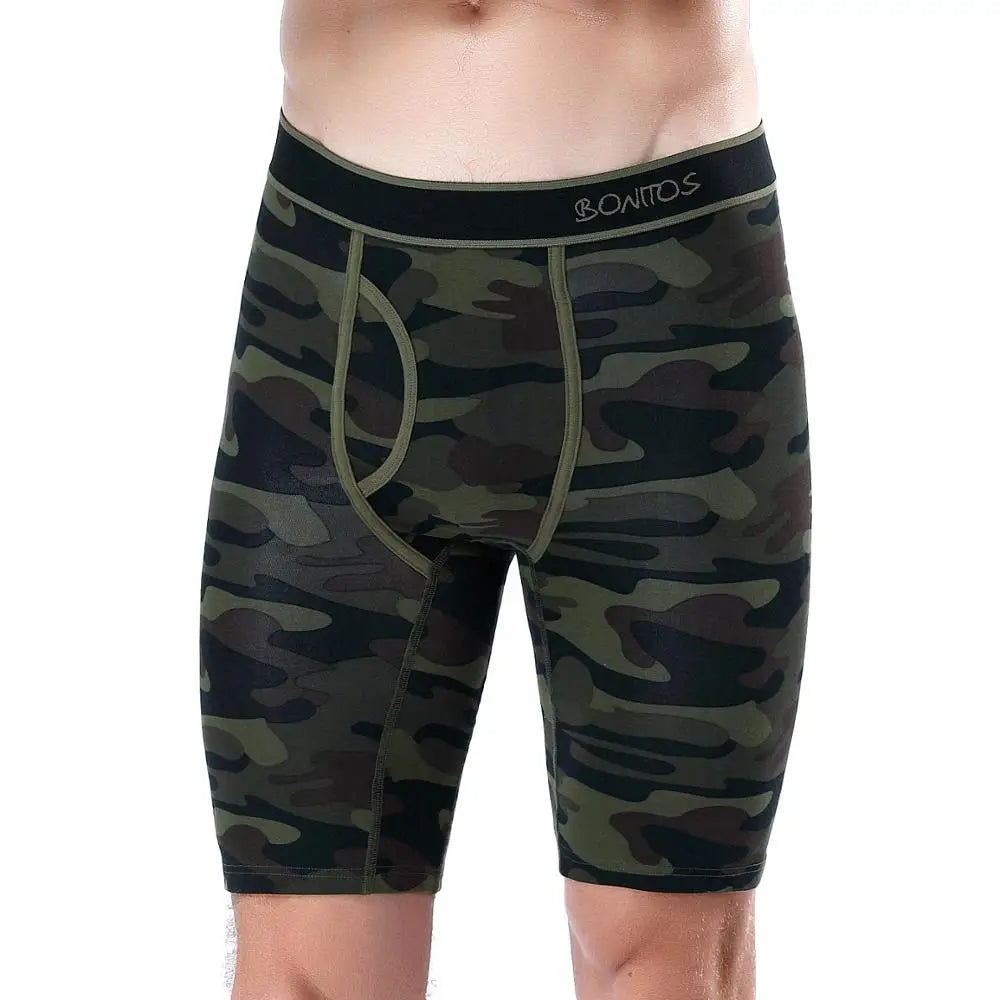 NICE Men Boxer Long leg Boxer Men Underwear Men Underpants Erkek Natural Cotton Sexy Boxer Shorts Top Brand Underwear Soft