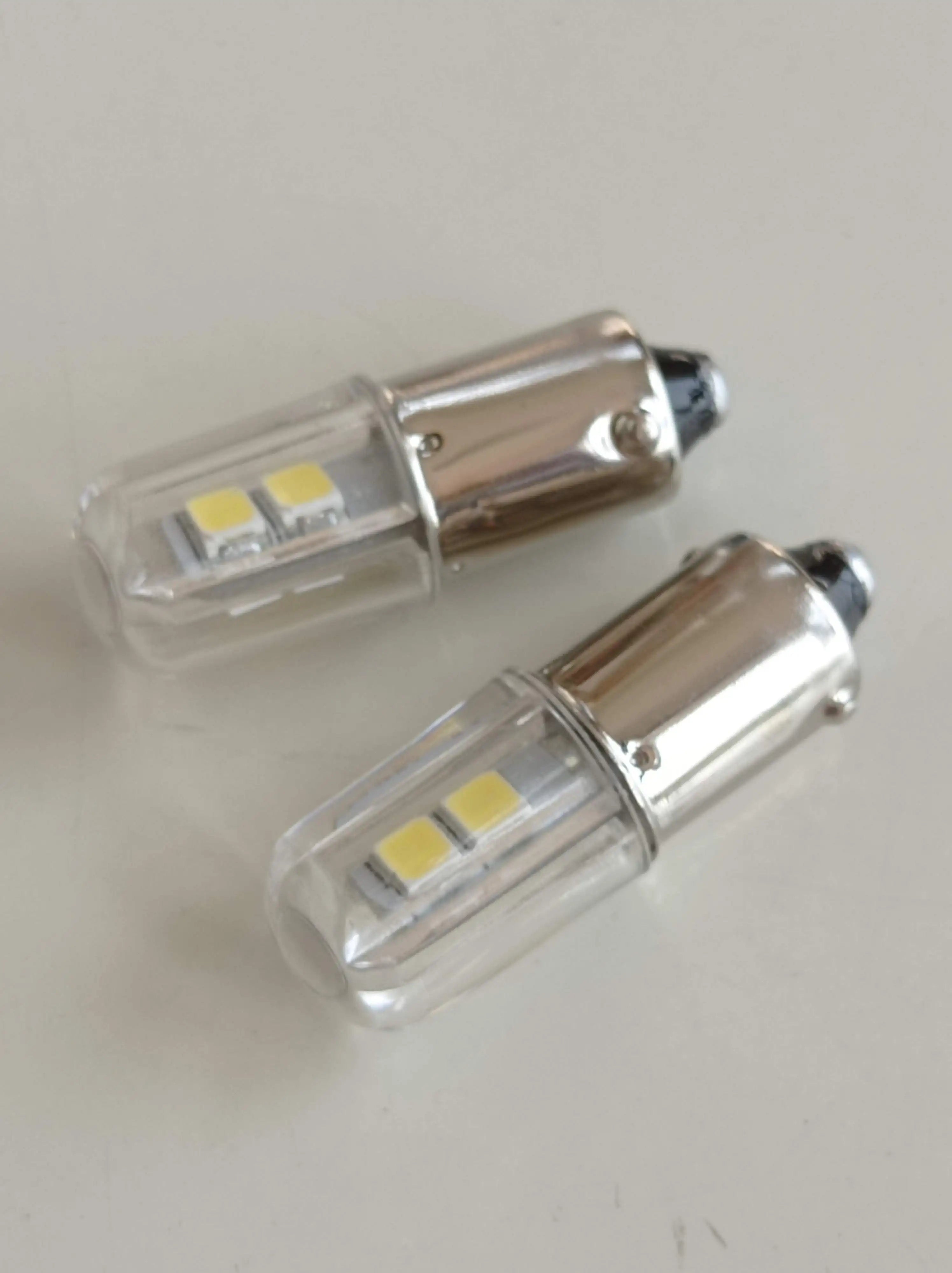 2PCS  BA9S T4W LED Car light bulb T2W T3W H5W interior Car LED License Plate light DC12V 12913 12910 12929 BA9 57 756 1816  1891