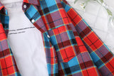 Casual Women's Plaid Shirt 2025 Spring Autumn New Ladies Loose Blouse and Tops Female Long Sleeve Shirts Fresh Checked Clothes
