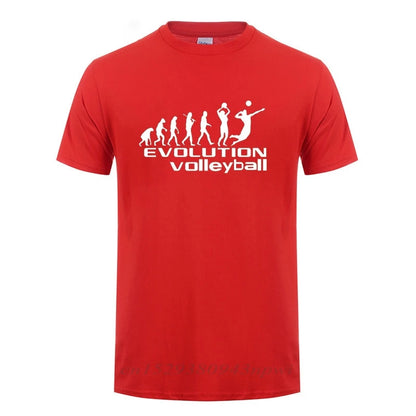Evolution Sports Playing Volleyball Tshirts for Men HipHop Streetwear T-Shirt Camisetas 2023 Classic Popular Tee Shirt Men