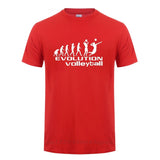 Evolution Sports Playing Volleyball Tshirts for Men HipHop Streetwear T-Shirt Camisetas 2023 Classic Popular Tee Shirt Men