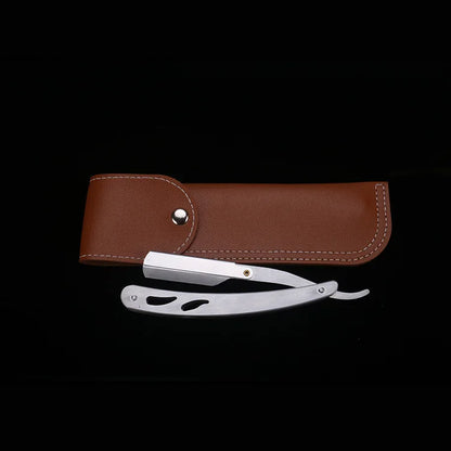 Stainless Steel Folding Shave Knife Beard Straight Razor Hair Dressing Tool Men Manual Convenience Hair Trimmer Shaver Barbeador