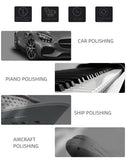 (Single Sale) SPTA 3"(80mm)/5"(125mm)/6"(150mm) Car Buffing Polishing Pads T Shape Sponge For DA/RO/GA Car Buffer Polisher
