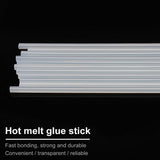 Hot Melt Adhesive Glue Gun 10/20/50pcs Transparent Hot Glue Sticks Silicone Rod for 7/11mm Gun DIY Tools Kitchen Cabinet Storage