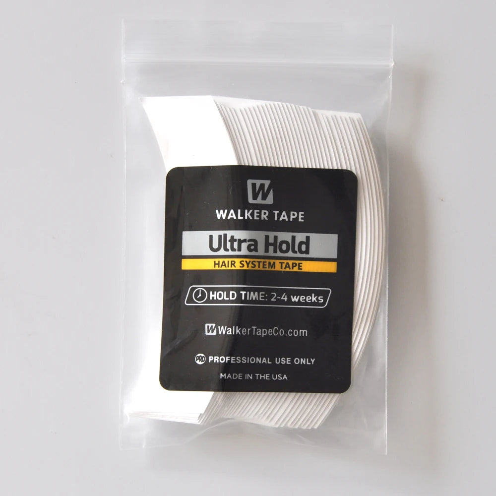 Ultra hold forte sistema de cabelo branco fita dupla face adesiva super fita para peruca de renda/homem peruca/peças de cabelo