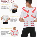 Faja moldeadora de cuerpo para hombre, moldeadora de abdomen, ropa interior moldeadora, entrenador de cintura, chaleco corrector de postura, corsé.