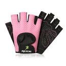 Professional Gym Fitness Gloves Power Weight Lifting Women Crossfit Workout Bodybuilding Half Finger Hand Protector 