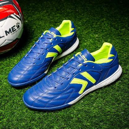 KELME Soccer Shoes TF Football Boots Calf-Skin Cleats  Professional Futsal Original Football Training  Sneakers  ZX80011017
