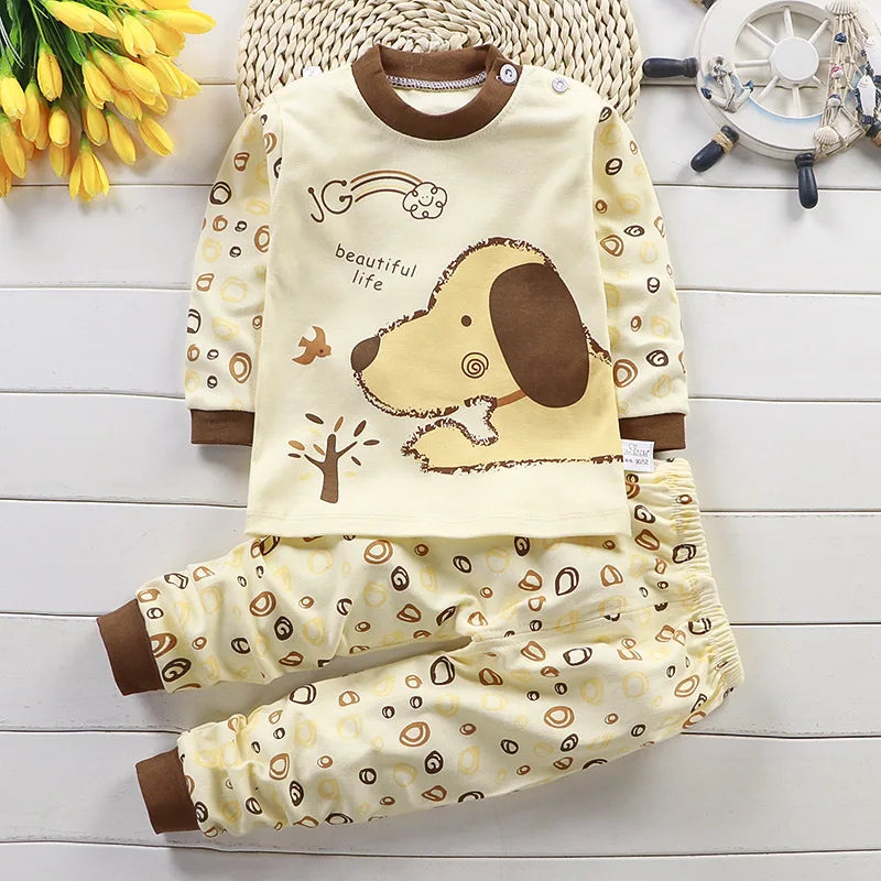 Ropa para niños conjuntos para niños ropa para niños niñas algodón Otoño Invierno ropa pantalones ropa de dormir ropa interior regalo de Navidad