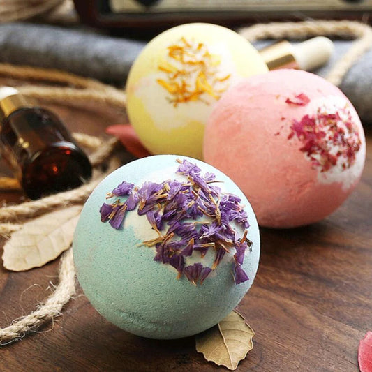 Essential Oil Bath Salts Ball Cleaning Body Exfoliating Moisturizing Bubble Balls Bathtub Bath Ball Shower Accessories