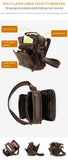 JOYIR New Genuine Leather Men Vintage Handbags Small Flap Men's Shoulder Bag Casual Office Messenger Bags Fashion Crossbody Bag