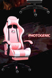 WCG Gaming Chair Office Latex Cushion Bluetooth Computer Chair High-quality BOSS Chair Leather LOL Internet Anchor Racing Chair