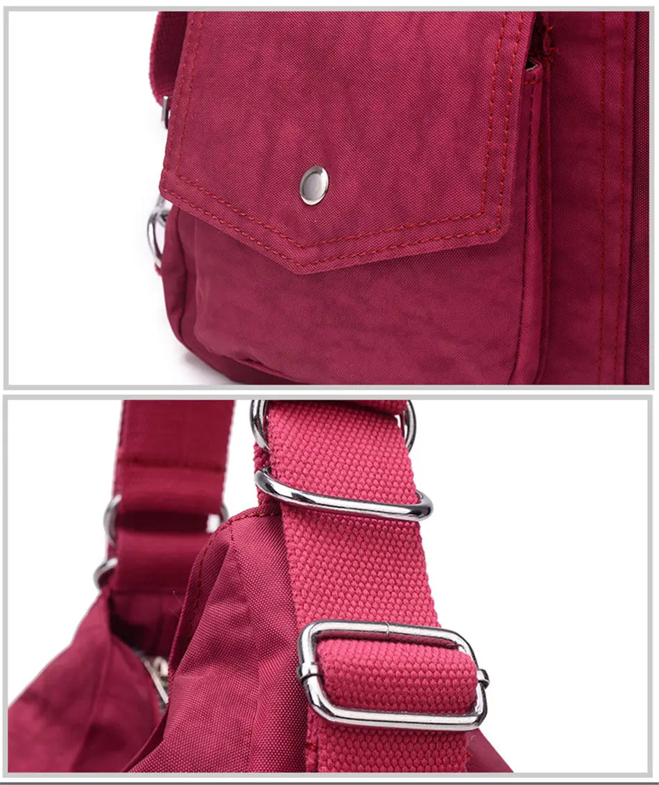 Luxury Handbags Women Bags Designer Waterproof Nylon Cloth Crossbody Bags for Women 2024 Large Capacity Lady Shoulder Bag Tote