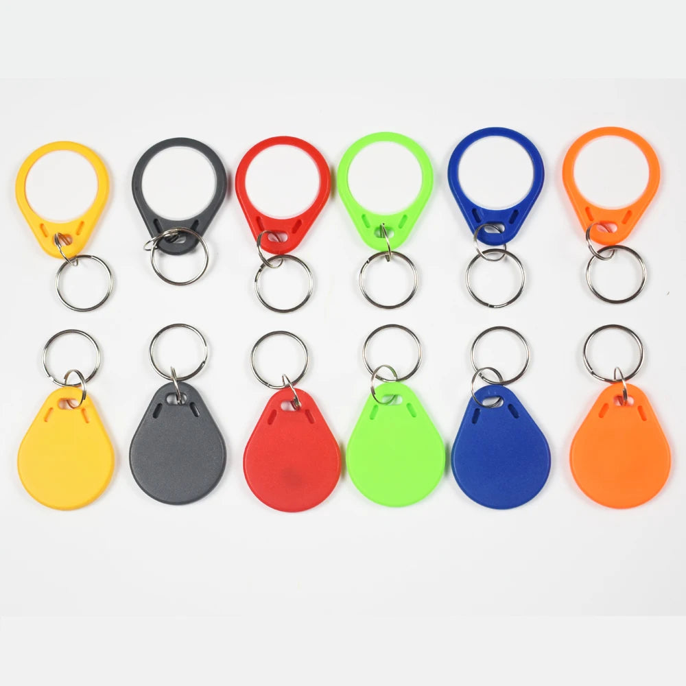 100pcs/Lot 125Khz Proximity RFID EM4305 T5577  Smart Card Read and Rewriteable Token Tag Keyfobs Keychains Access Control
