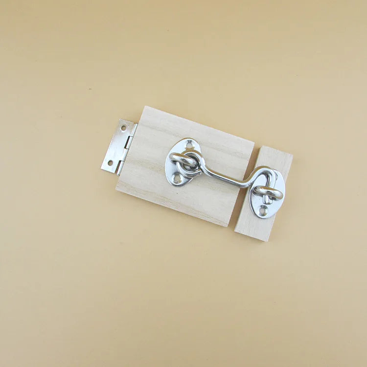 Wooden Busy Board DIY Toy Baby Montessori Sensory Activity Board Accessories For Children Locks Busyboard Parts Educational Toys