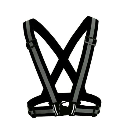 Highlight Reflective Straps Night Running Riding Clothing Vest Adjustable Safety Vest Elastic Band For Adults and Children