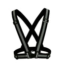Resaltar correas reflectantes correr de noche ropa de montar chaleco chaleco de seguridad ajustable banda elástica para adultos y niños