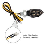LED Turn Signal Light Super Bright 2pcs Motorcycle Mini Universal Led Motorbike  Lampe Amber Blinker LED Indicators Light