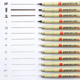 Manga Markers Needle Pen Art Hand-painted Hook Line Pen Sketch Pens Stationery Set Art Supplies School Supplies Art Sakura Pen