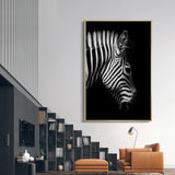 Canvas Painting Animal Wall Art Lion Elephant Hippo Zebra Poster And Modern Minimalist Photo Wall Living Room Bedroom Decoration