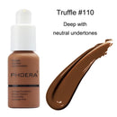 10 cores rosto base líquida natural fosco controle de óleo corretivo maquiagem iluminar o tom da pele suave profissional 8 cores