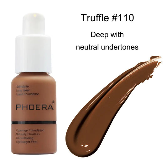 Base de maquillaje líquida para rostro, 10 colores, mate natural, control de grasa, corrector, maquillaje, ilumina el tono de la piel, suave, profesional, 8 colores 