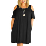 Vestido holgado con hombros descubiertos para mujer, talla grande, verano, talla 9XL, 2023 