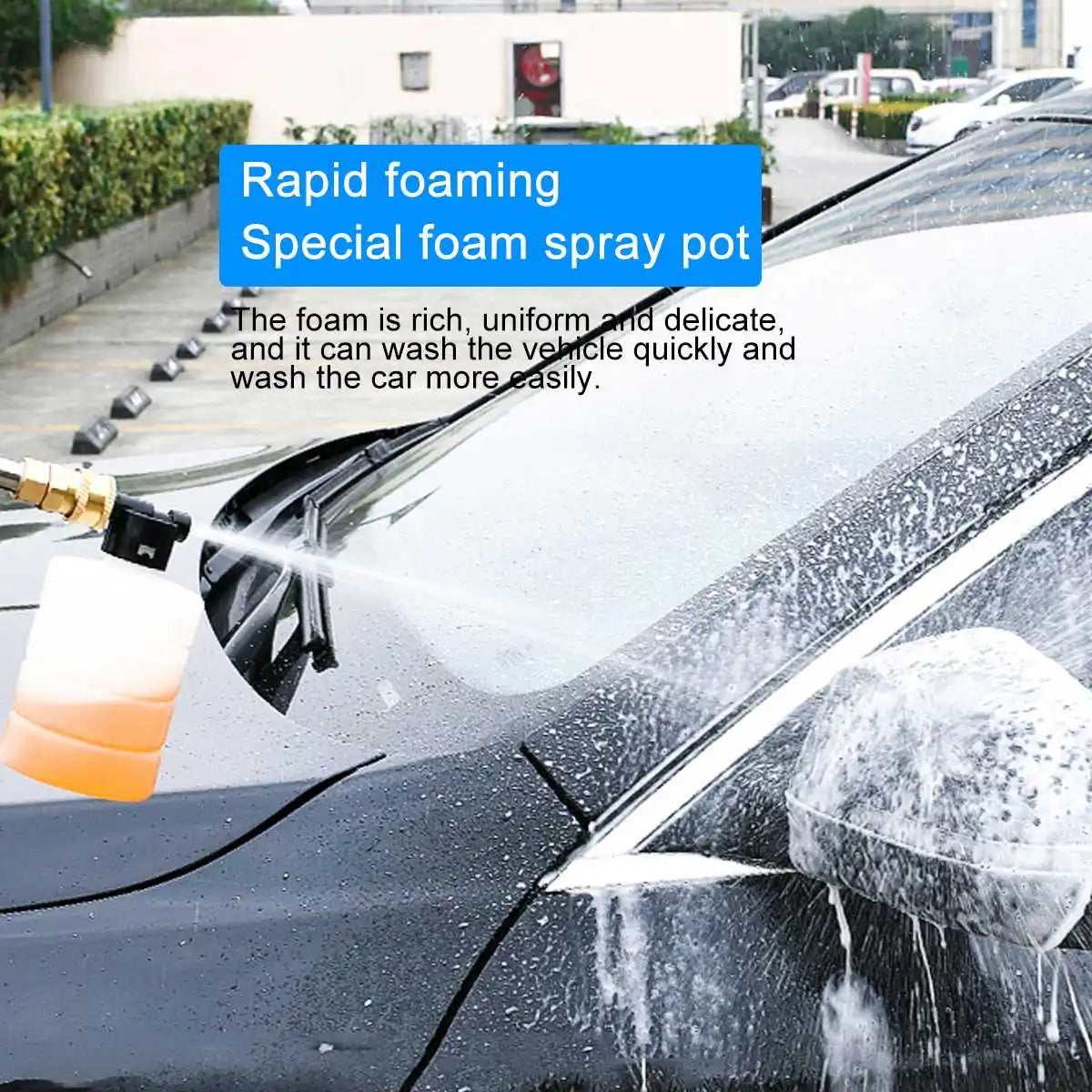 35Bar 3000W Wireless High pressure sprayer Steam car washer Car wash gun supplies Cleaning machine For Makita Generator