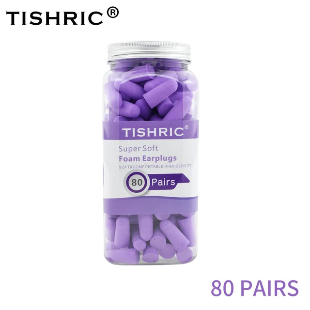 Earplugs, 30/20/30 Pairs Travel Ear Plugs Noise Reduction Rate 355dB Sound Insulation Ear Protection 