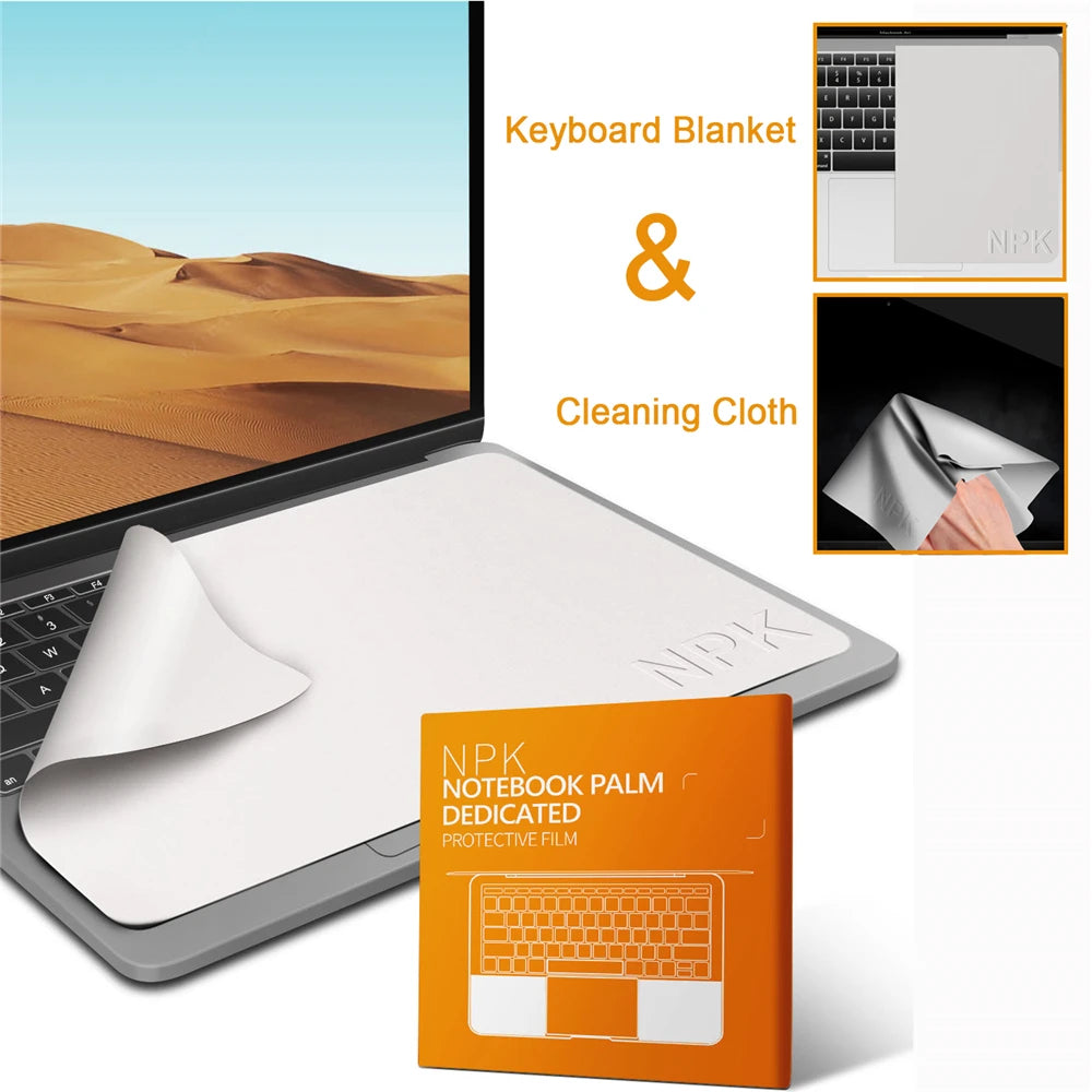 Funda protectora de microfibra para teclado de portátil, antipolvo, para MacBook Pro de 13/15/16 pulgadas