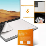 Funda protectora de microfibra para teclado de portátil, antipolvo, para MacBook Pro de 13/15/16 pulgadas