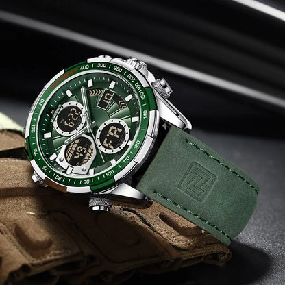 NAVIFORCE Fashion Military Watches for Men Luxury Original Sports Chronograph Watch Waterproof Quartz Clock Digital WristWatch