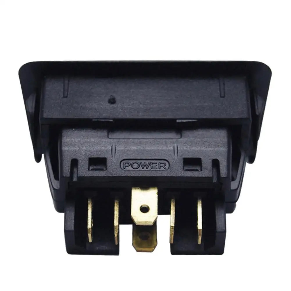 Professional 6Pin DC 12V 24 V Black Car Power Window Switch With Green Lamp Universal 20A Electronic Components Cars Accessories