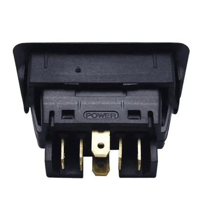 Professional 6Pin DC 12V 24 V Black Car Power Window Switch With Green Lamp Universal 20A Electronic Components Cars Accessories