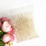 200 unidades/bolsa de 2,5-3 mm de perlas de hidrogel de agua y cristal Orbiz, bolas de cultivo de polímero para flores, decoración del hogar y bodas. 