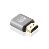 Adaptador de pantalla virtual VGA 4K compatible con HDMI 1.4 DDC EDID, conector ficticio, emulador de pantalla fantasma sin cabeza, placa de bloqueo de tarjeta de video