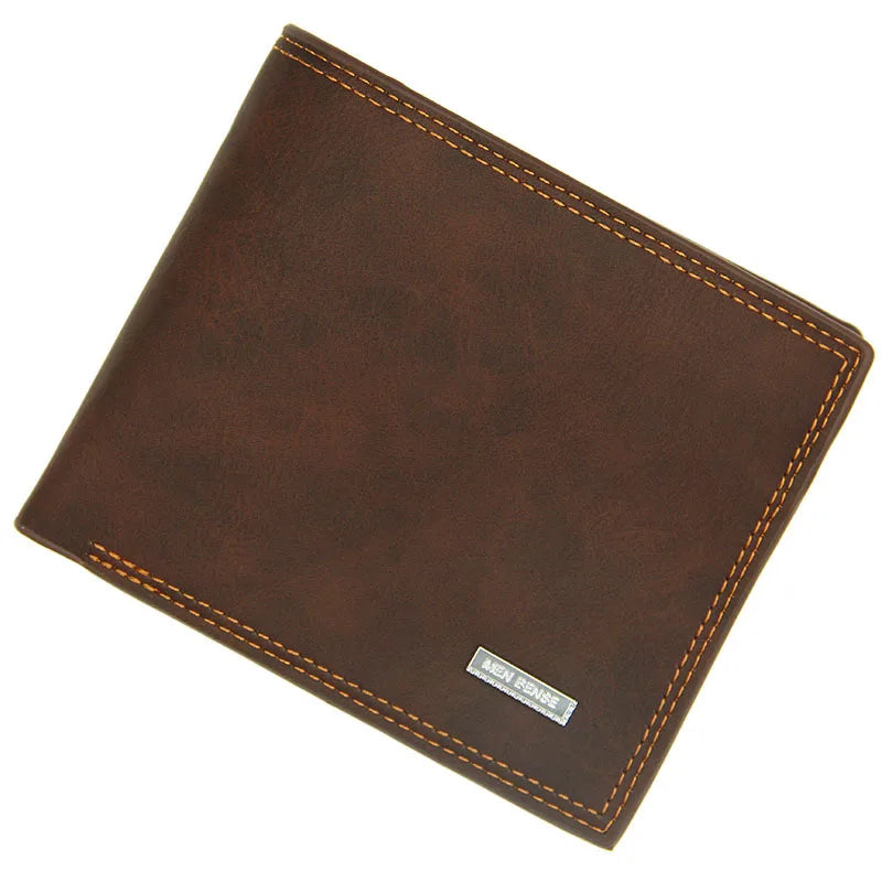 Picture Wallet Fashion Casual Short PU Frosted Multi-Card DIY Wallets Customized Engraving Photo Simple Purse For Men