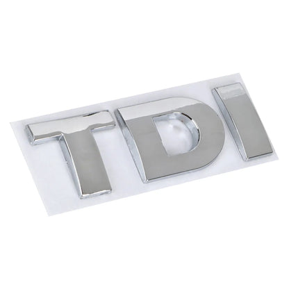 TDI Turbo Logo Decal Car Stickers Reflective 3D Metal Automotive Accessories for VW Polo T5 Golf 5 JETTA PASSAT CC MK4 MK5 MK6