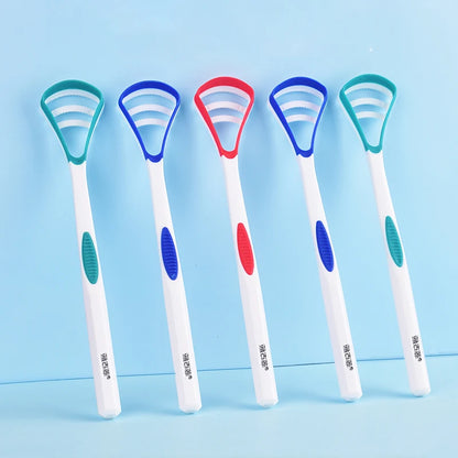 Y-Kelin Tongue Scraper Oral  Cleaner Brush Fresh Breath Cleaning Coated  Toothbrush  Hygiene Care Tools