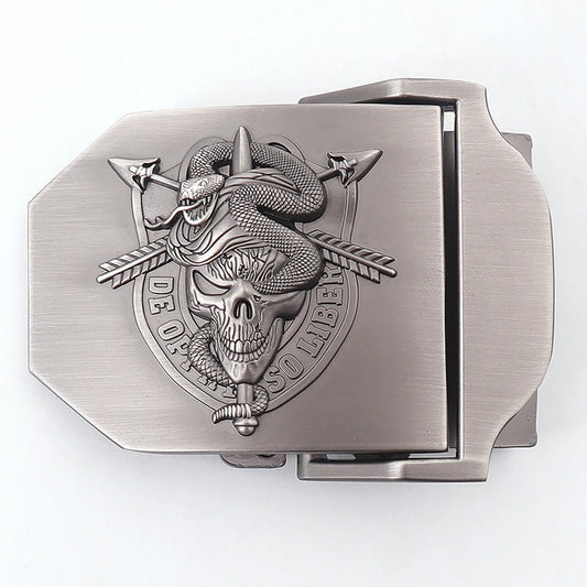 Men's & women's belt buckle tactical fashion suitable for canvas cotton belt 38MM-40MM belt zinc alloy quick release men's belt