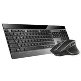 Rapoo 9900M Multi-Mode Bluetooth Wireless Keyboard and Mouse Combo Connect Up to 4 Devices Ultra-Slim Keyboard and Laser Mouse