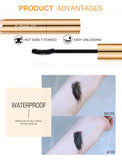O.TWO.O 3D Mascara Lengthening Black Lash Eyelash Extension Eye Lashes Brush Beauty Makeup Long-wearing Gold Color Mascara