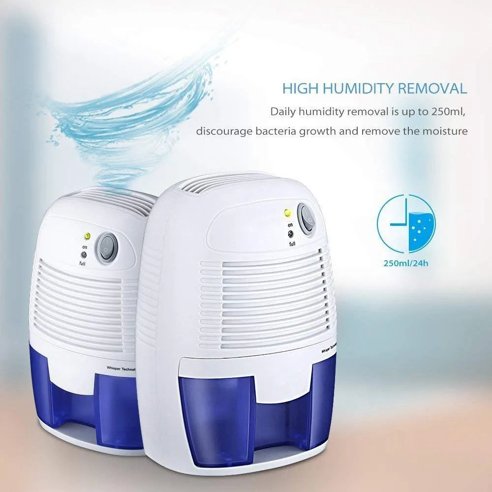 THANKSHARE 500ml Dehumidifier Mini Portable Home Officce Air Dryer Desiccant Moisture Absorber Low Noise Cabinet Dehumidifier