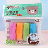 4Pcs/lot Primary Student Learning Partner Children Student Stationery Pencil Holder Exerciser Correct Pen Holder Posture Hold