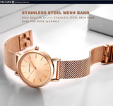 HANNAH MARTIN Women Watch Nordic Minimalist Japan Quartz Movement 3Bar Waterproof Women 36mm Full Rose Gold Dropshipping Watches