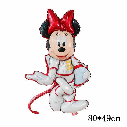 Globos gigantes de Mickey y Minnie Mouse, dibujos animados de Disney, globos de aluminio, baby shower, decoraciones para fiestas de cumpleaños, juguetes clásicos para niños, regalo de globo aerostático 