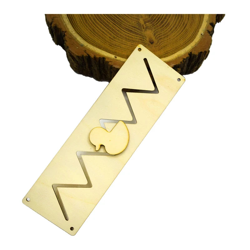 Montessori Busy Board Accessories Wood DIY Toy Material Education Activity Board Parts Toys For Children Basic Skills Learning